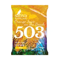 Sativa №503 Пена для ванны "Апельсиновый фреш на пляже" 15г