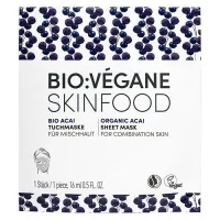 BioVegane Тканевая маска для лица «БИО АСАИ», саше 16 мл