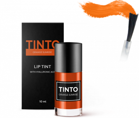 TINTO - Пленочный тинт для губ на основе минеральных пигментов ORANGE SUNRISE