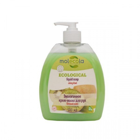 MOLECOLA - Жидкое мыло для рук Сочный киви экологичное, 550 мл