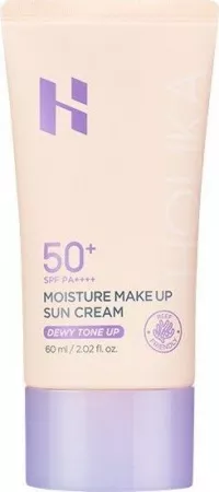 Солнцезащитный крем для лица + увлажняющая база под макияж с тонирующим эффектом Moisture Make Up Sun Cream Dewy Tone Up SPF 50+ PA++++