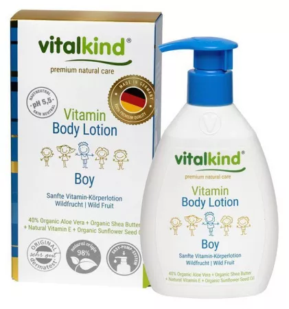 vitalkind Витаминное молочко для тела для мальчишек, 200 мл